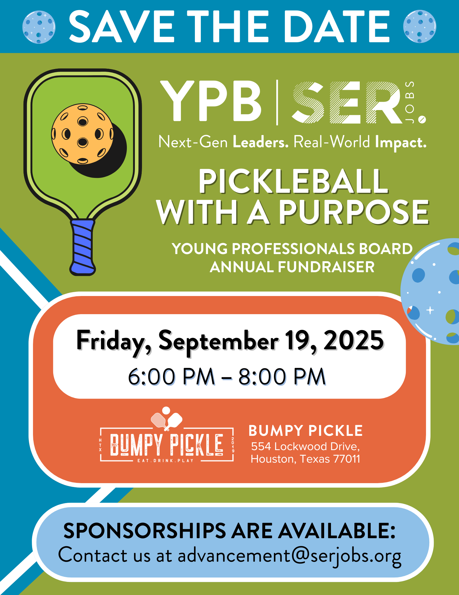 Pickleball Social - Flyer Giving Day